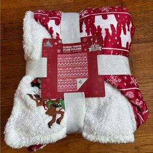 Disney Holiday Fleece Blanket